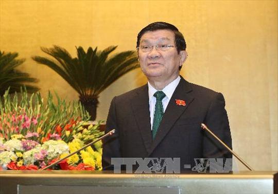 ប្រធានរដ្ឋវៀតណាមដាក់ជូនរដ្ឋសភារបាយការណ៍អនុម័តលើអនុសញ្ញាអង្គការសហប្រជាជាតិស្ដីពីសិទ្ធិមនុស្ស